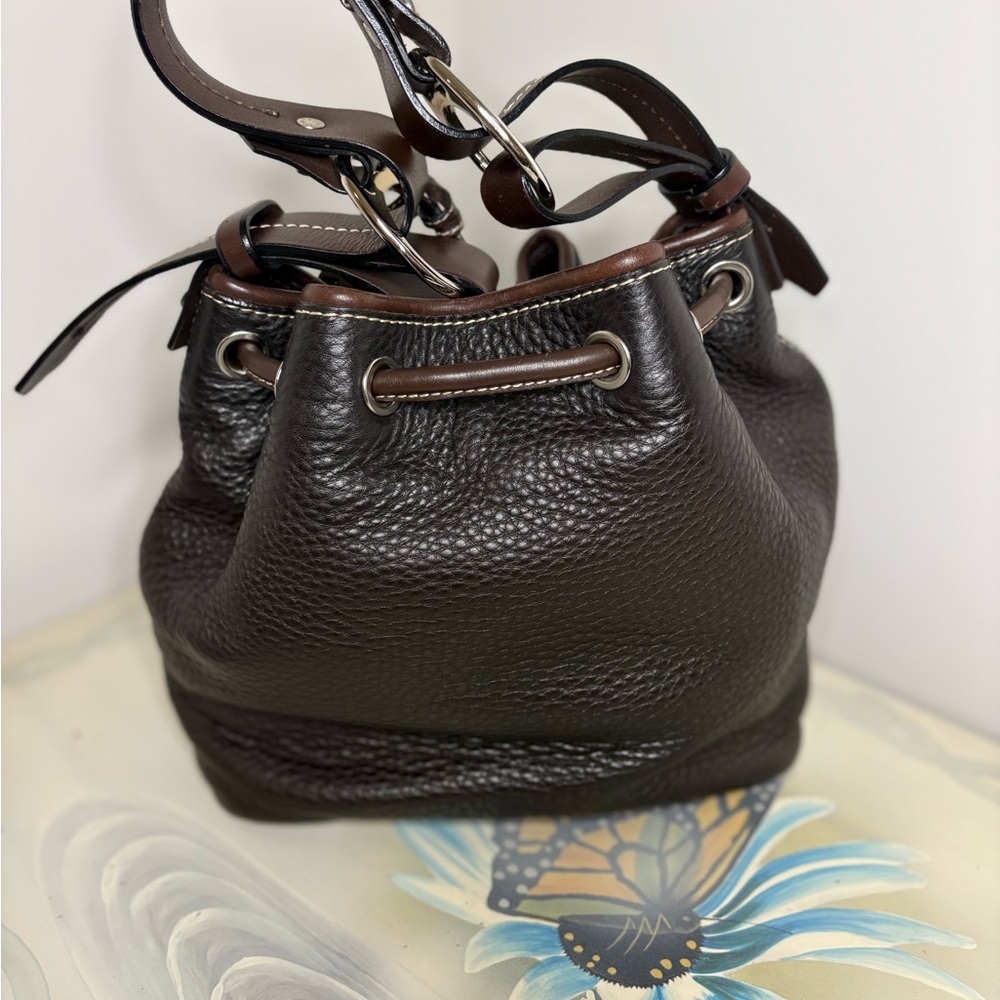 Dooney & Bourke Vintage Drawstring Bucket Bag - Picture 4 of 8